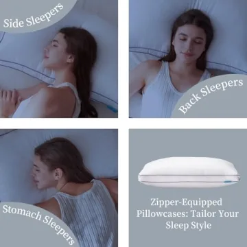 SLEEPDIARY King Size Pillows Set of 2 for All Sleepers