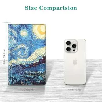 Fintie Server Book Organizer with Zipper Pocket, PU Leather Restaurant Guest Check Presenters Card Holder for Waitress, Waiter, Bartender (Assorted Multicolor)