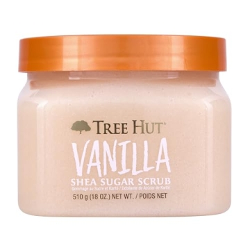 Tree Hut Vanilla Shea Sugar Scrub Exfoliate Hydrate 18 oz
