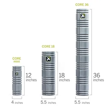 TriggerPoint CORE Foam Roller for Muscle Recovery 18" Gray