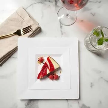 60 Elegant Disposable Plates for Any Occasion