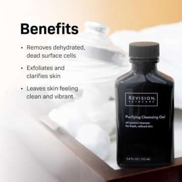 Revision Skincare Purifying Cleansing Gel with Salicylic Acid, Concentrated Exfoliating Daily Face Wash for Oily Skin, 3.4 Ounces