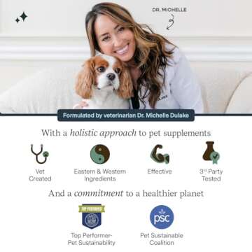 Fera Pet Organics Omega 3 Fish Oil with Vitamin E for Dogs & Cats, Vet Created Supplement to Boost Immune System, Support Brain Function, Nourish Skin and Coat of Pets, 8 Oz, 48 Servings