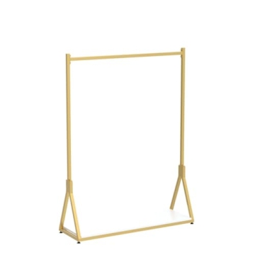 FURVOKIA Metal Rolling Garment Rack - Stylish & Functional