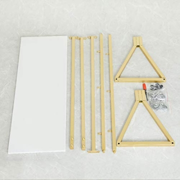 FURVOKIA Metal Rolling Garment Rack - Stylish & Functional