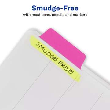Avery UltraTabs 24 Assorted Neon Page Tabs for Easy Organization