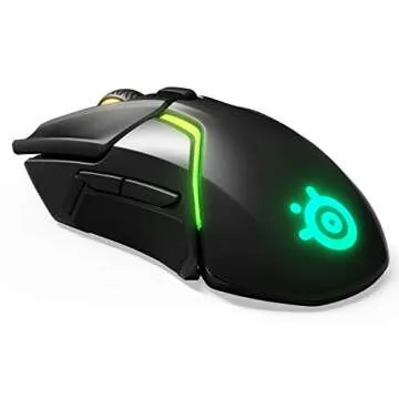 SteelSeries Rival 650 Quantum Wireless Gaming Mouse - Rapid Charging, 12,000 Cpi Dual Sensor, 256 Weight Configs, 8 Zone RGB Lighting