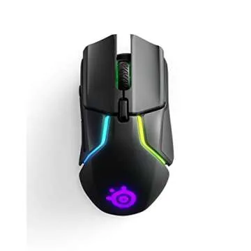 SteelSeries Rival 650 Quantum Wireless Gaming Mouse - Rapid Charging, 12,000 Cpi Dual Sensor, 256 Weight Configs, 8 Zone RGB Lighting