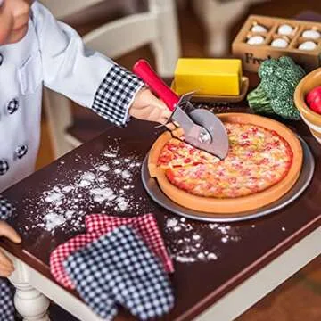 Queen's Treasures 18 Inch Doll Pizza Party Set