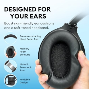 Edifier WH700NB Headphones with 68H Playtime and AI Noise Cancelling