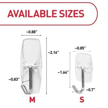 Command Small Wire Toggle Hooks for Stylish Organization