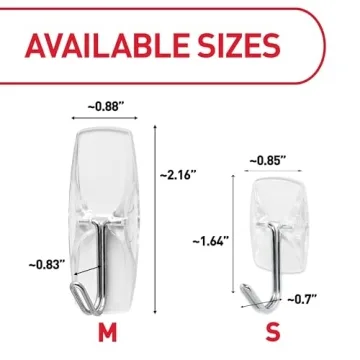 Command Small Wire Toggle Hooks for Stylish Organization