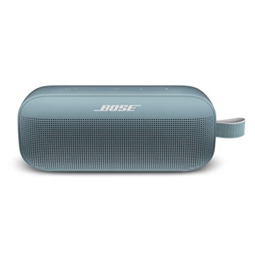 Bose SoundLink Flex Bluetooth Speaker, Portable Speaker with Microphone, Wireless Waterproof Speaker for Travel, Outdoor and Pool Use, Stone Blue