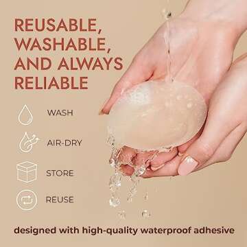 Orca Beauty Nipple Covers - Reusable & Comfortable in 6 Shades