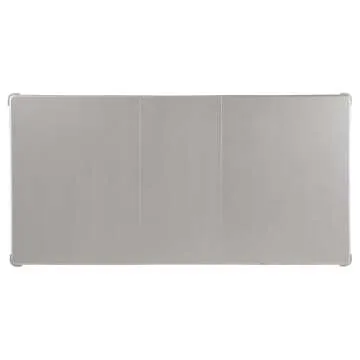 Coaster Home Furnishings Bling Game 5-Piece Dining Set with Rectangular Extension Leaf Table, Metallic/Metallic Platinum