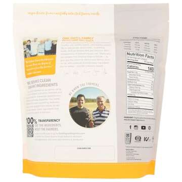 ONE DEGREE ORGANIC FOODS Organic Sprouted Rolled Oats, 45 OZ