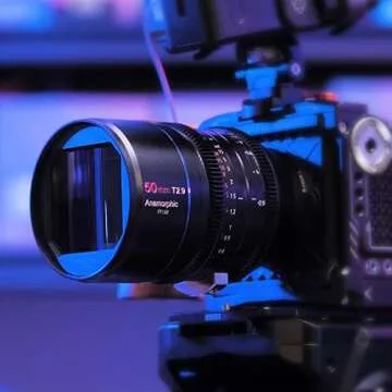 SIRUI 50mm T2.9 1.6X Anamorphic Lens for Cinematic Quality
