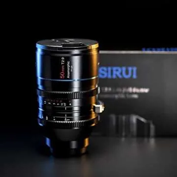 SIRUI 50mm T2.9 1.6X Anamorphic Lens for Cinematic Quality