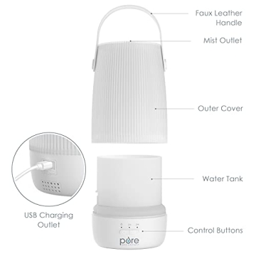 Portable Pure Enrichment Aromatherapy Diffuser & Light