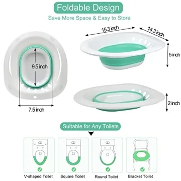 RUGUO Sitz Bath for Hemorrhoids - Compact Comfort Solution