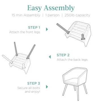 Stylish Wicker Patio Dining Chairs - Set of 2