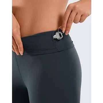 CRZ YOGA Women's Naked Feeling 8-Inch Biker Shorts