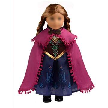 Sweet Dolly Doll Clothes Princess Dress for 18 Inch Doll