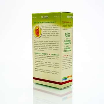 Olympian Labs Complete Prebiotic and Probiotic Supplement - 25 Billion Live Shelf Stable Cultures - 30 Vegetarian Capsules, Helps Restore The Natural Balance Within The Digestive Tract.