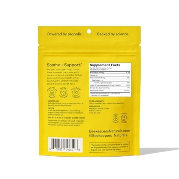 Soothing Honey Cough Drops for Immune Support with Propolis