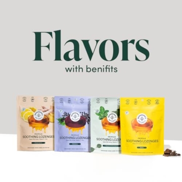 Soothing Honey Cough Drops for Immune Support with Propolis