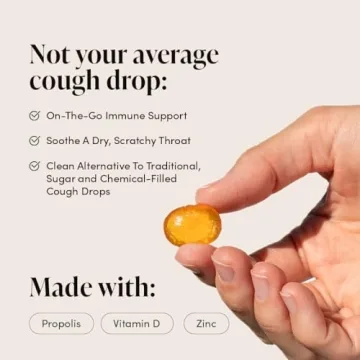 Soothing Honey Cough Drops for Immune Support with Propolis