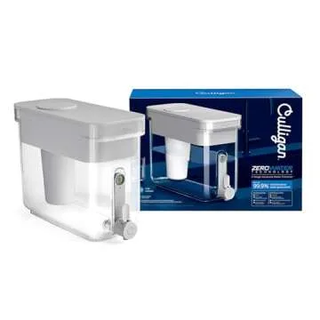 Culligan with ZeroWater Technology 32-Cup Water Filter Dispenser – Certified to Reduce PFAS, Lead,...