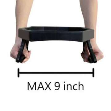 Forzaddik Side Tables Sofa Armrest Clip-On Table, Recliner Armchair Organizer Tray (Black), Food Grade Plastic Material