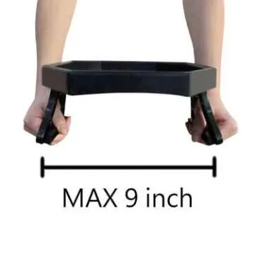 Forzaddik Clip-On Table for Recliner Armrests, Black