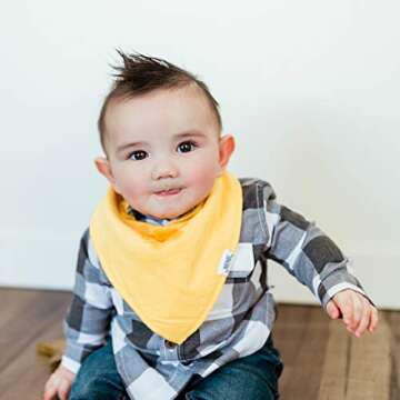 Stylish Organic Baby Bandana Bibs Set of 8 Unisex
