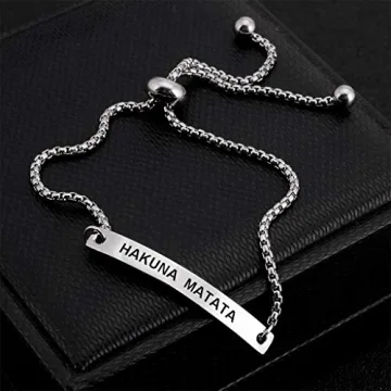 Hakuna Matata Macrame Bracelet Gift for Women