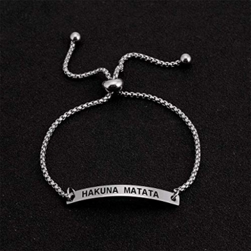 Hakuna Matata Macrame Bracelet Gift for Women