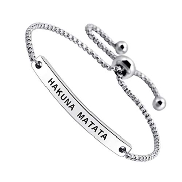 Hakuna Matata Macrame Bracelet Gift for Women