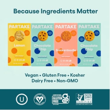 Delicious Vegan Gluten Free Cookies Variety Pack - Partake Foods