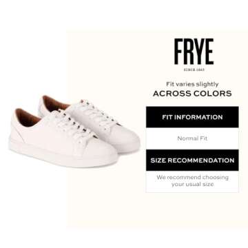 Frye Ivy Low Lace Sneakers - Vintage Italian Leather Comfort Sneakers