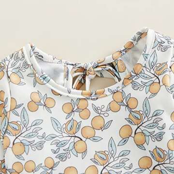 Cute Toddler Baby Girl Floral One Piece Swimsuit