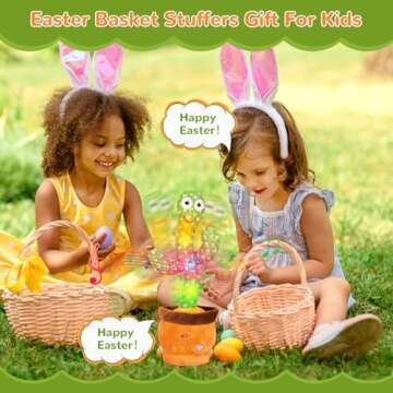 MILEGI Volume Adjustable Dancing Talking Cactus Toy