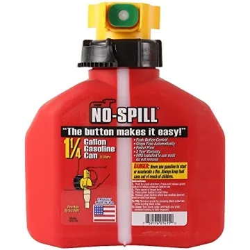 No-Spill 1-1/4-Gallon Poly Gas Can for Effortless Pouring