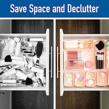 20-Piece Drawer Organizer Set for Home and Office