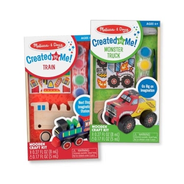 Creative Wooden Vehicle Craft Kit for Kids