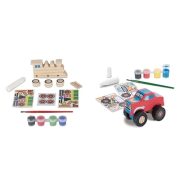 Creative Wooden Vehicle Craft Kit for Kids