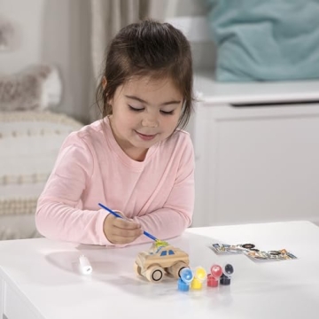 Creative Wooden Vehicle Craft Kit for Kids