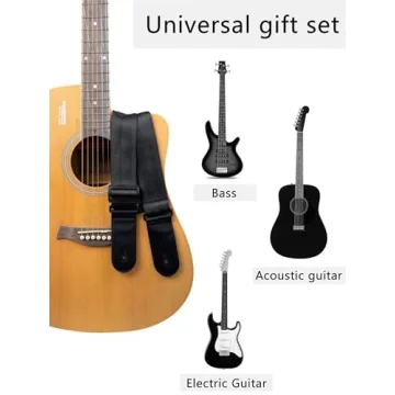 CHMETE Soft Adjustable Guitar Strap for All Guitarists