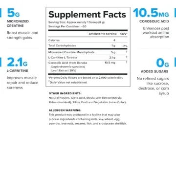 LEGION Recharge: All Natural Post Workout Recovery Drink