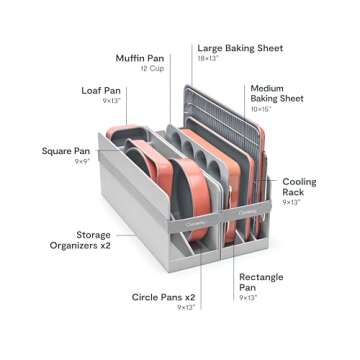 Caraway Nonstick Bakeware Set - 11 Pieces for Healthy Baking